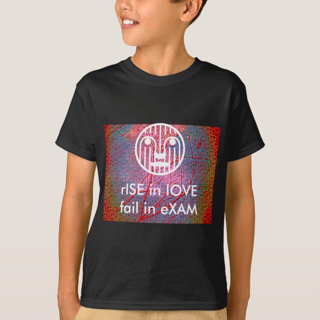 T-shirt S'inscrire dans l'OVE, fAIL dans eXAM (Devant)