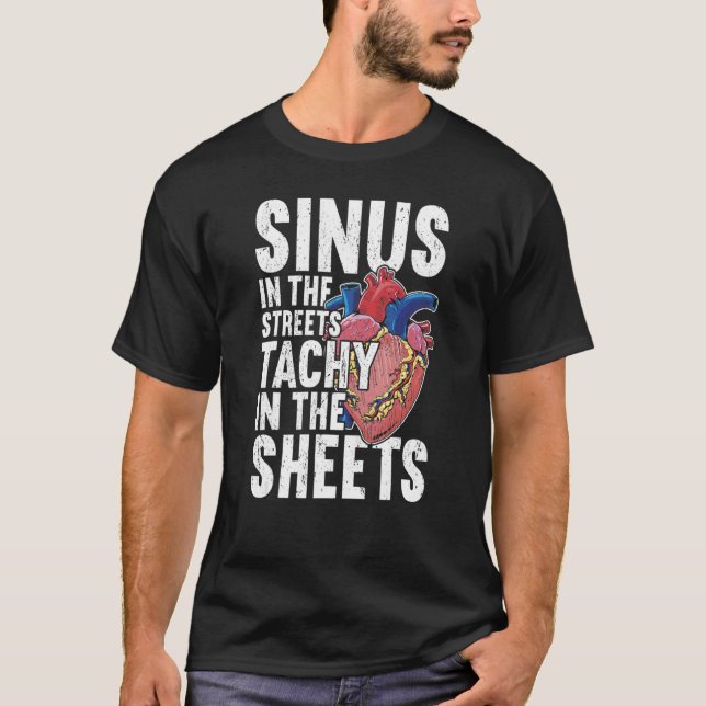 T-shirt Sinus dans les rues Cardiologie (Devant)