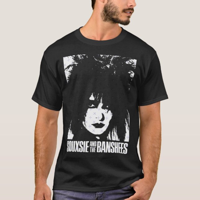T-shirt Siousie SATB 80 post punk goth amis drôles (Devant)