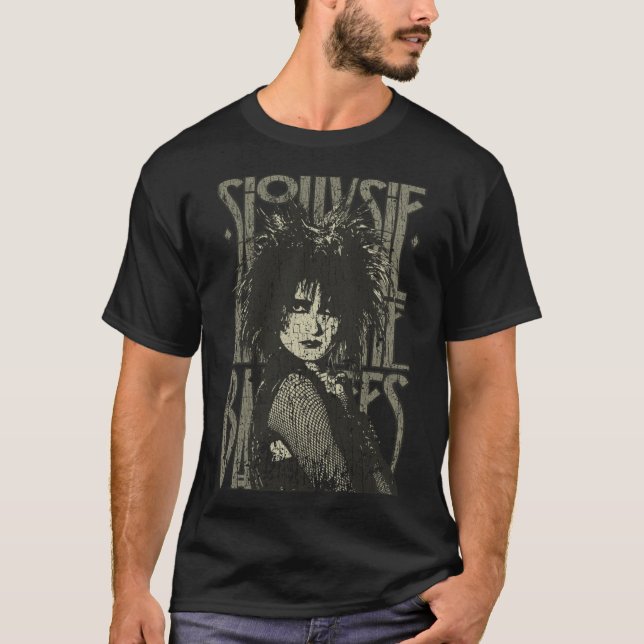 T-shirt Siousiehe Banshees 1982 girl vintage (Devant)
