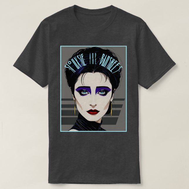 T-shirt Siouxsie 80s Nagel Design (Design devant)