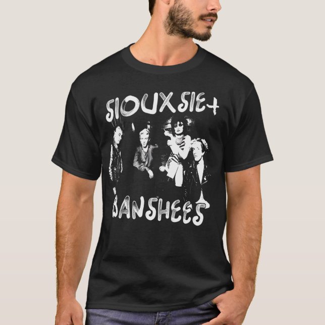 T-shirt Siouxsie Et Les Banshees Vintages (Devant)