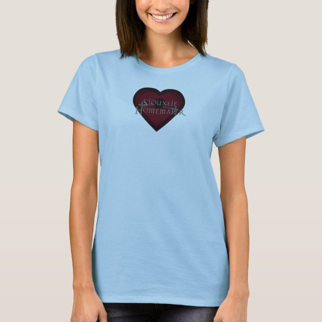 T-shirt Siouxsie Homemaker Coeur gothique (Devant)