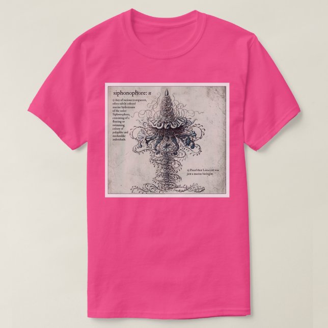 T-shirt Siphonophore (Design devant)