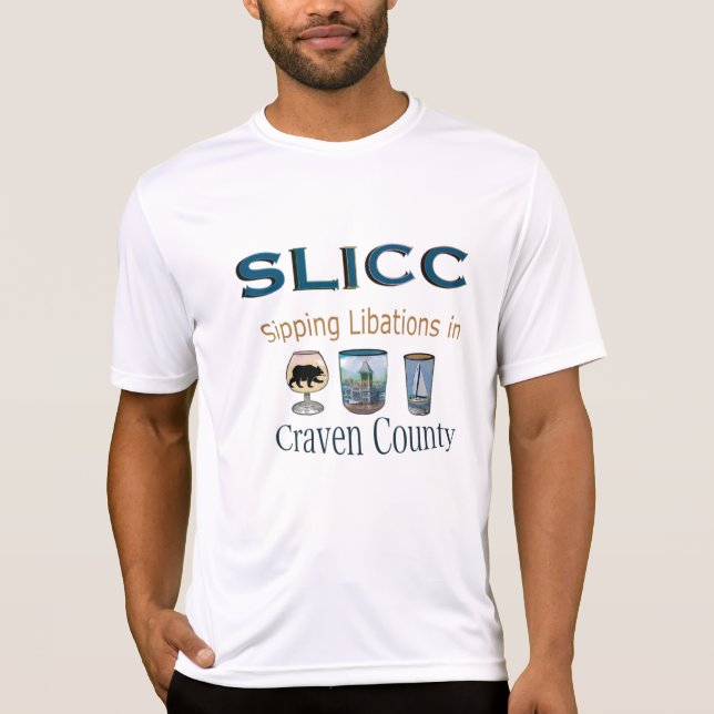 T-shirt Sipping Libérations dans le comté de Craven (Devant)