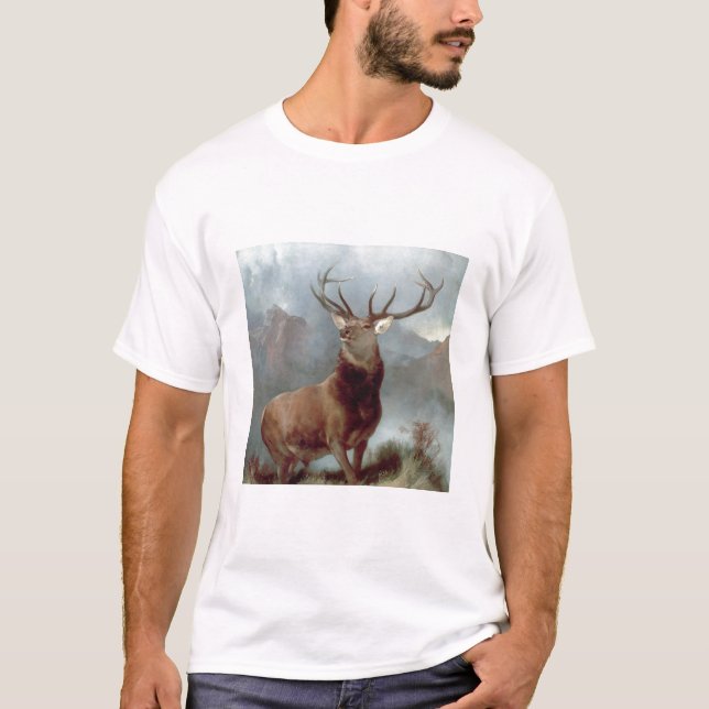 T-shirt Sir Edwin Landseer | Monarque du Glen, 1851 (Devant)