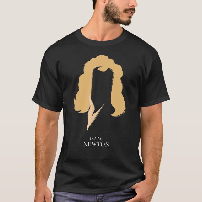 T-shirt Sir Isaac Newton Funny (Devant)
