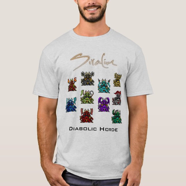 T-shirt Siralim - chemise diabolique d'horde (Devant)