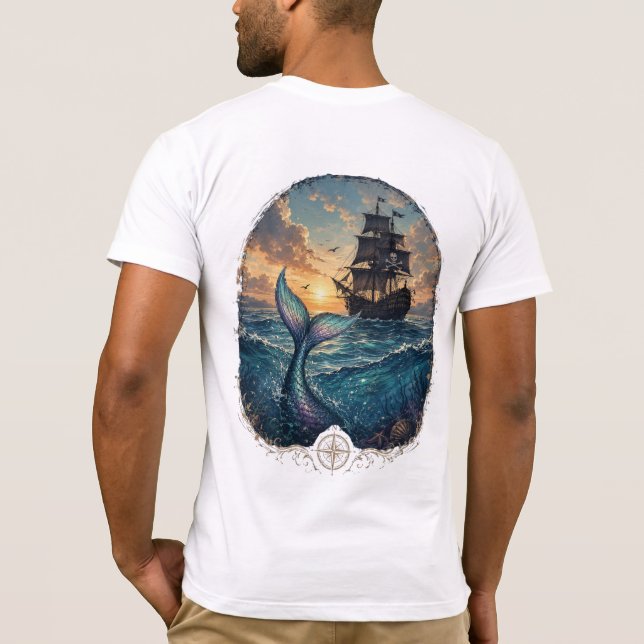 T-shirt Siren du Crépuscule & Ombre (Dos)