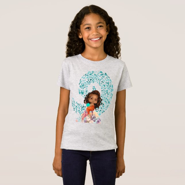 T-Shirt Sirène (Devant entier)