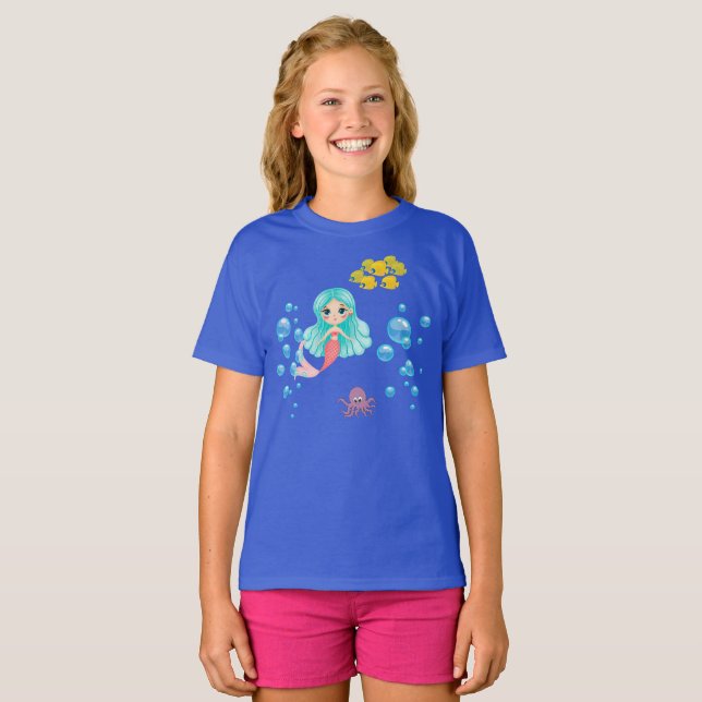 T-shirt Sirène (Devant entier)
