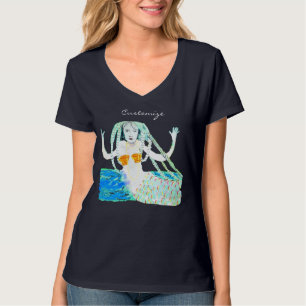 T-shirt Sirène avec Dreadlocks Thunder_Cove