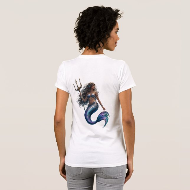 T-shirt Sirène avec Lance (Dos entier)