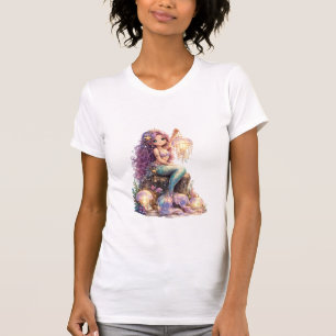 T-shirt Sirène avec lanterne de méduse 