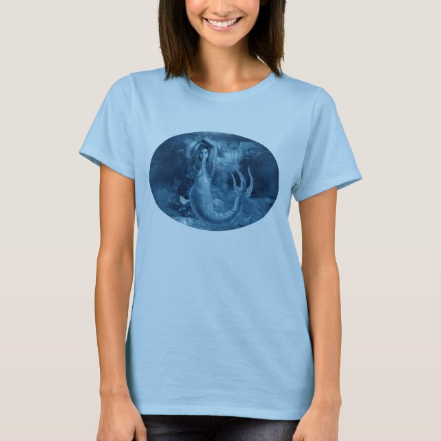 T-shirt Sirène bleue (Devant)