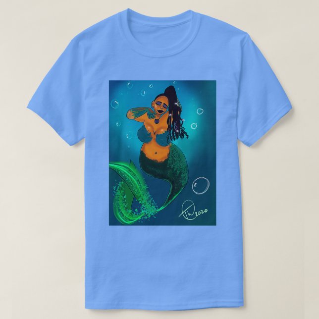 T-shirt Sirène Curvy (Design devant)