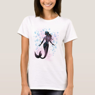 T-shirt Sirène dans des marées douces