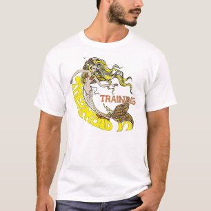 T-shirt Sirène dans la formation (blonde)