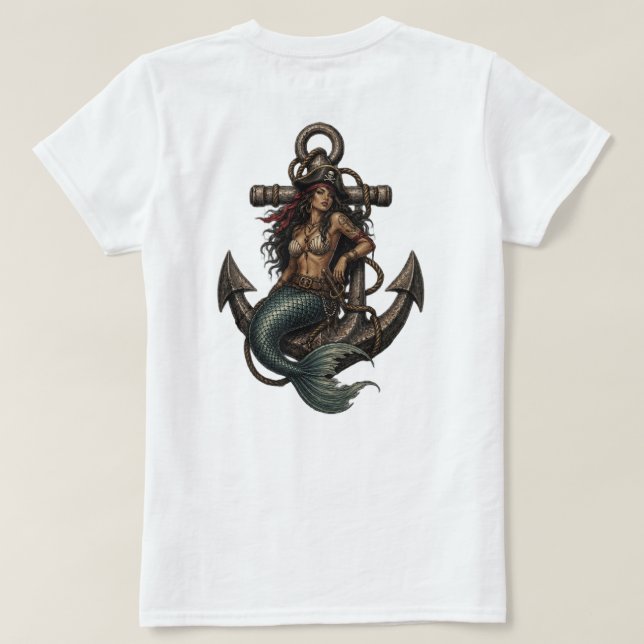 T-shirt Sirène de l'Ancre (Design dos)