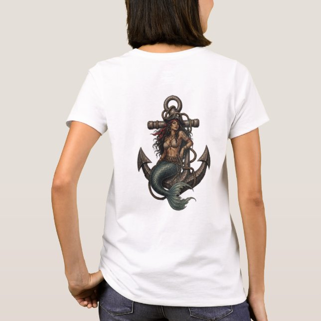 T-shirt Sirène de l'Ancre (Dos)
