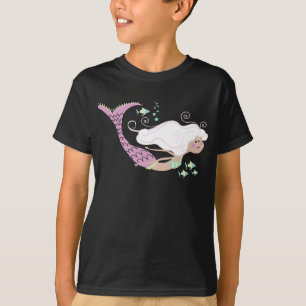 T-shirt Sirène de natation