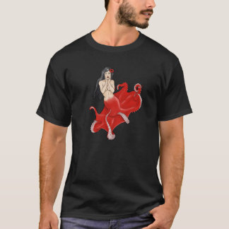 T-shirt Sirène de pin-up Cecaelia de poulpe