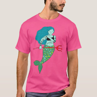 T-shirt Sirène de tatouage 1