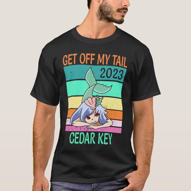 T-shirt Sirène de vacances à Cedar Key 2023 (Devant)