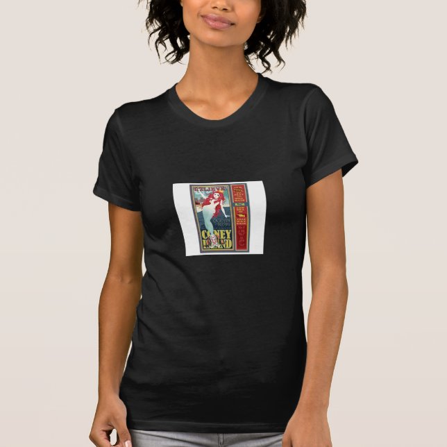 T-shirt sirène d'île de lapin de roux (Devant)