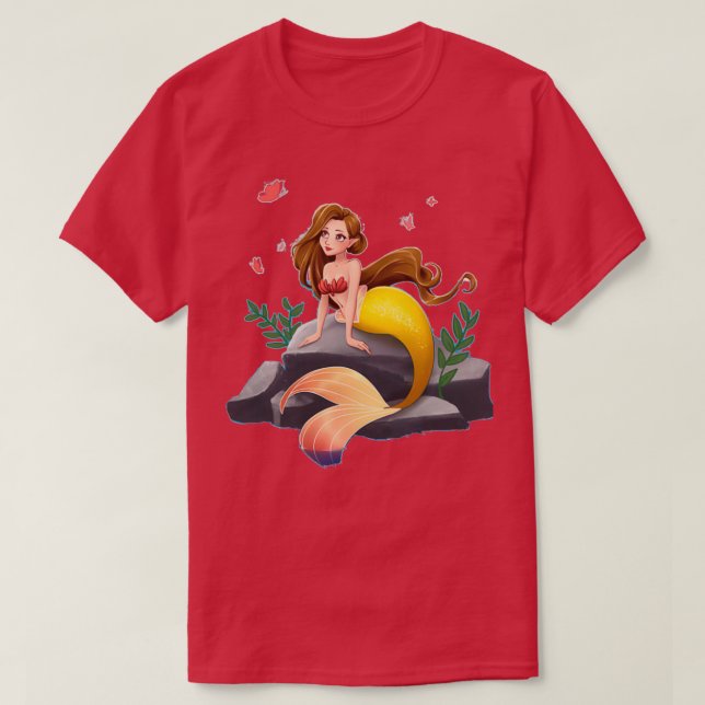 T-shirt Sirène en pierre (Design devant)