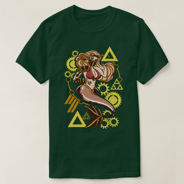 T-shirt Sirène en vapeur 1 (Design devant)