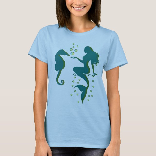 T-shirt Sirène et Sea Horse (Devant)