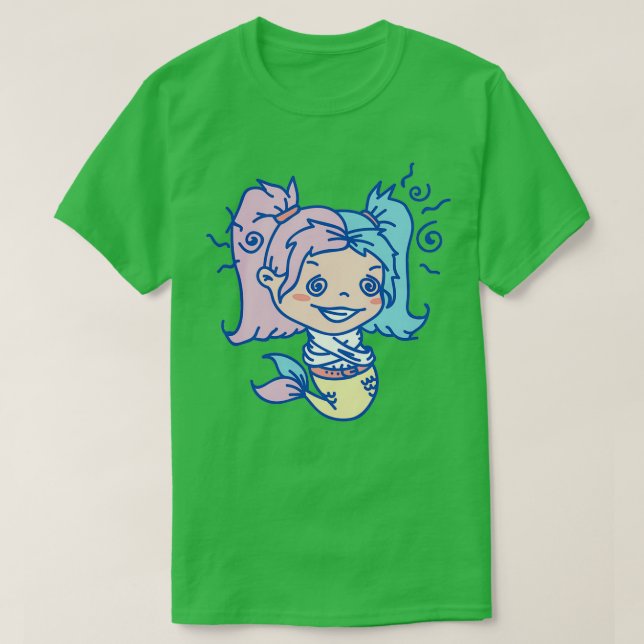 T-shirt Sirène folle 1 (Design devant)