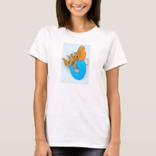 T-shirt Sirène haiired par or