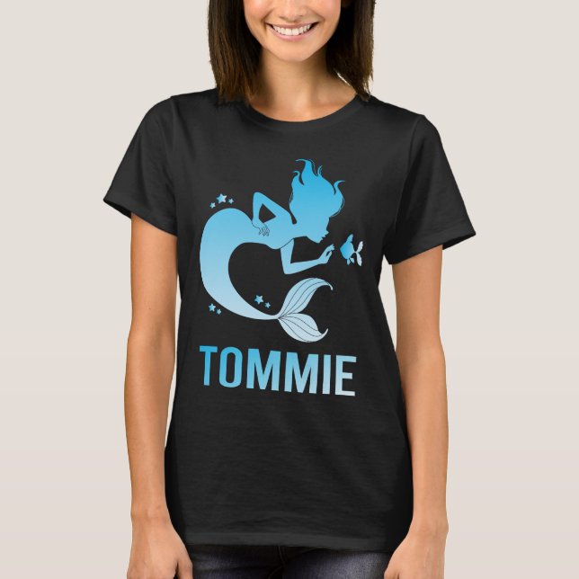 T-shirt Sirène heureuse - Tommie Nom (Devant)