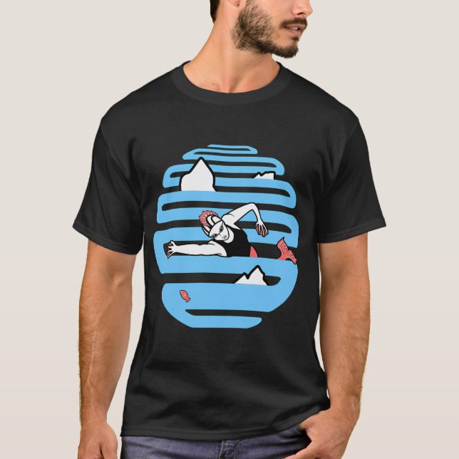 T-shirt Sirène Iceberger (Devant)