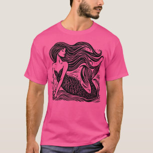 T-shirt Sirène Linocut