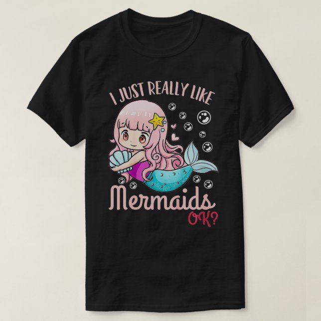 T-shirt Sirène pour enfants  (Design devant)