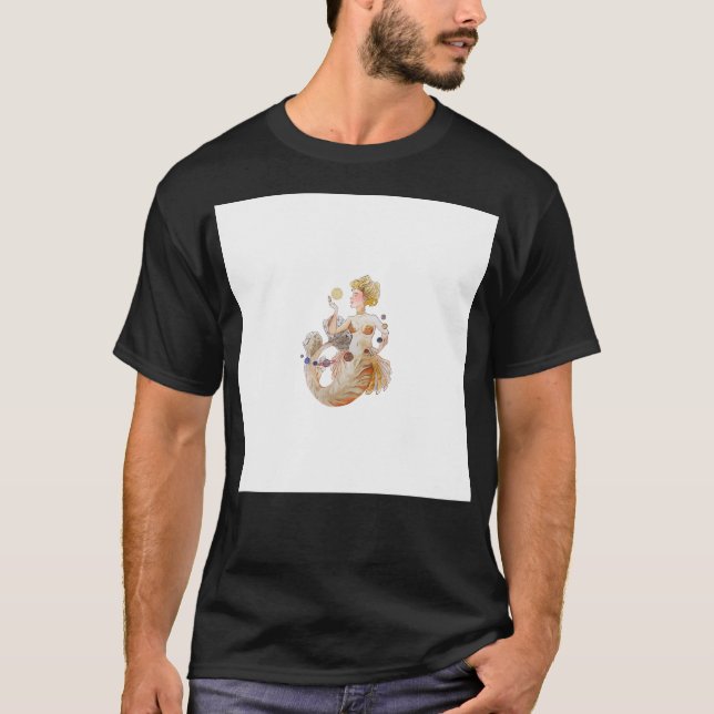 T-shirt Sirène solaire système solaire (Devant)