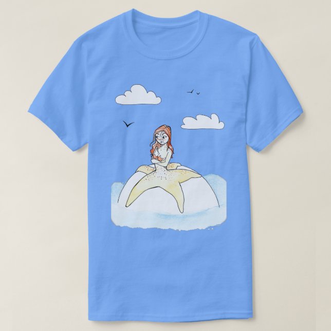 T-shirt Sirène Starfish (Design devant)