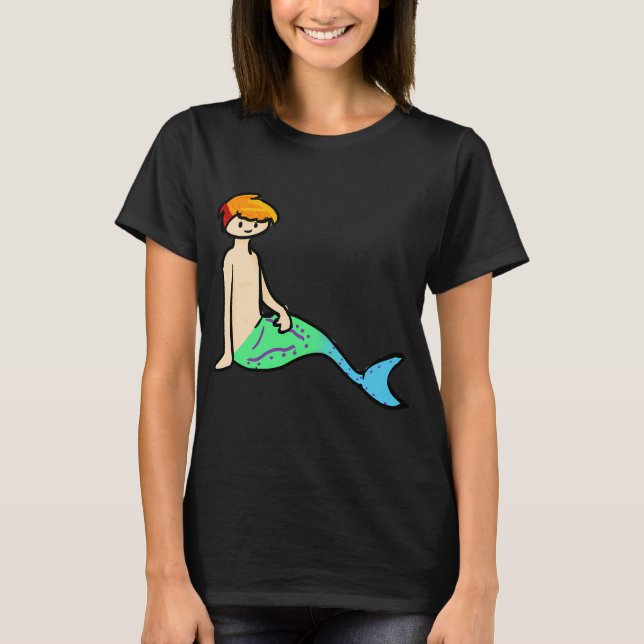 T-shirt Sirène tropical (Devant)