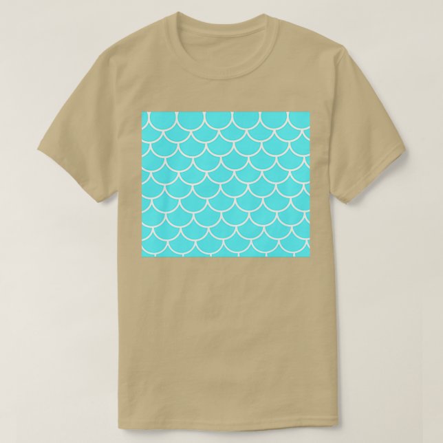 T-shirt Sirène turquoise 1 (Design devant)