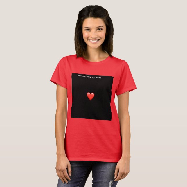 T-shirt Siri Valentine Shirt (Devant entier)