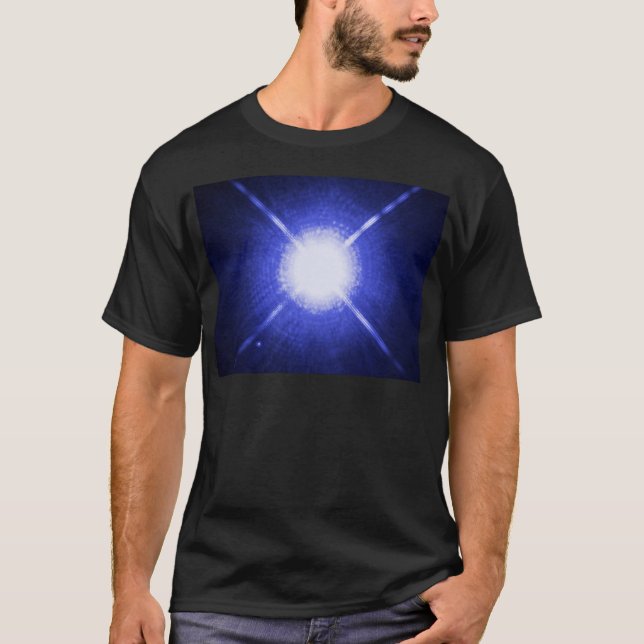 T-shirt Sirius A et B étoiles de nuit brillantes (Devant)