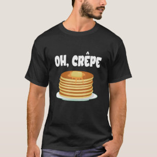 T-shirt Sirop de mélange crêpe mignonne pour crêpes