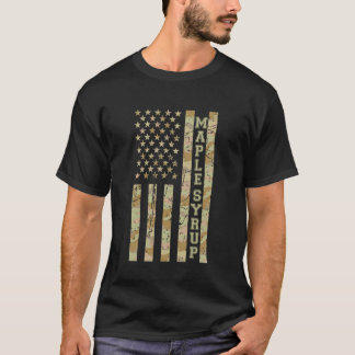 T-shirt Sirop d'érable Amateur de Nourriture Drôle Désert 