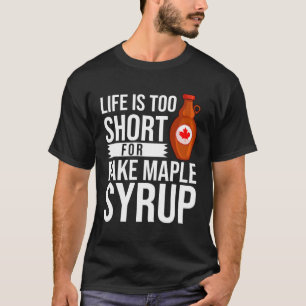 T-shirt Sirop d'érable Cartographie de l'érable Canada