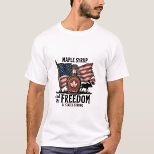 T-shirt Sirop d'érable et liberté 51 État fort