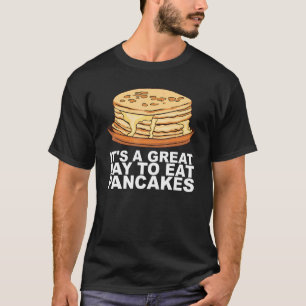 T-shirt Sirop D'Érable Pancake Petit Déjeuner Conception P