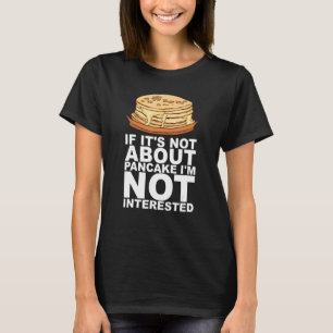 T-shirt Sirop D'Érable Pancake Petit Déjeuner Conception P